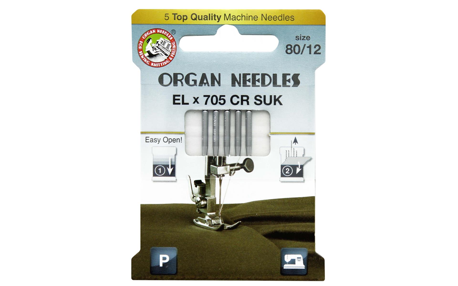 Organ Needles Mach Needle Elx Suk Sz Pc Ebay