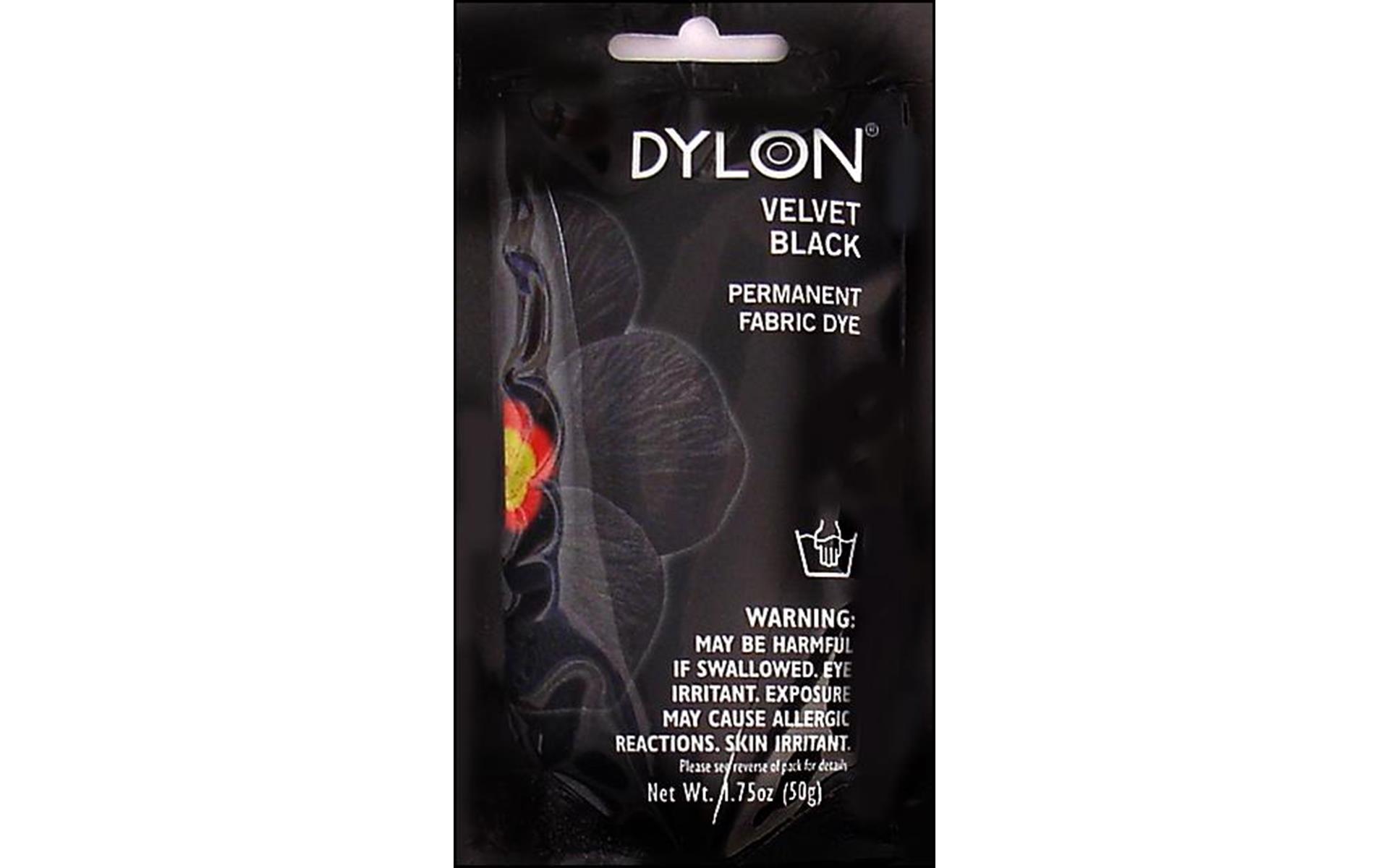 Dylon Permanent Fabric Dye 1.75oz Velvet Black eBay