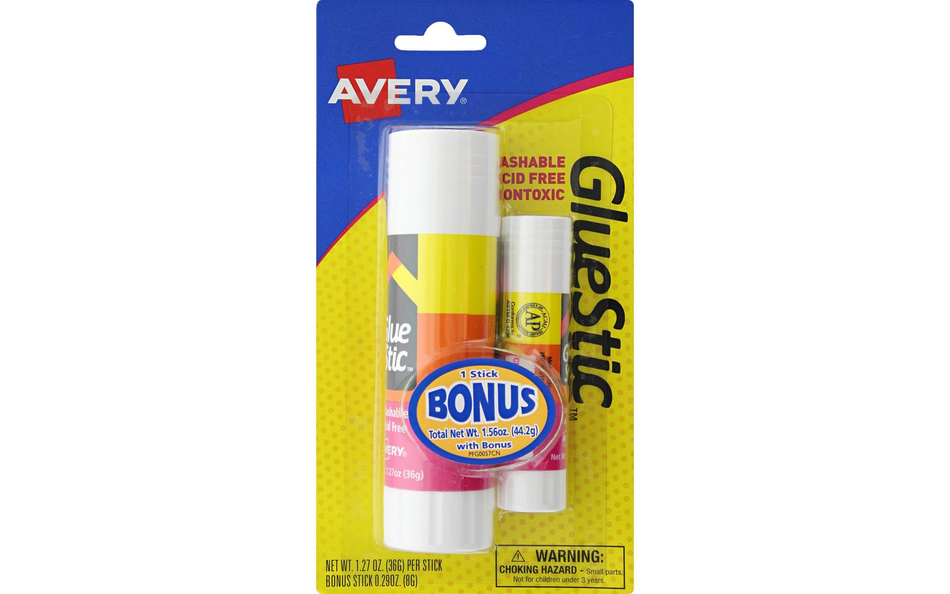 Avery Glue Stick Permanent White 1.27oz 1pc  eBay