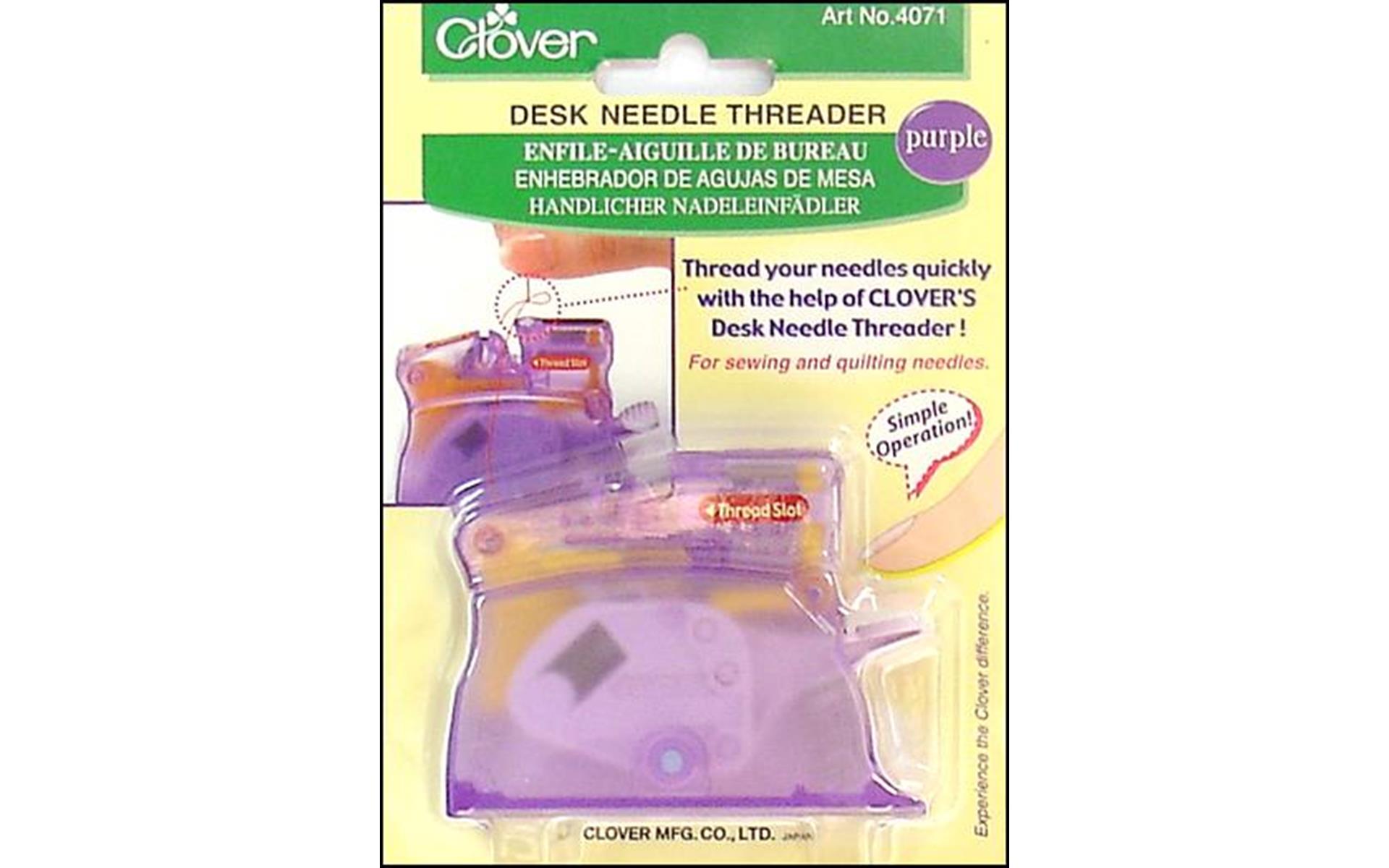 Clover Desk Needle Threader Purple 51221507113 Ebay