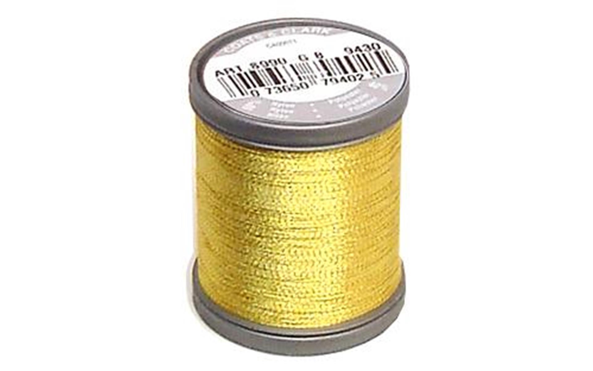 Coats Metallic Thread 125yd Bright Gold | eBay