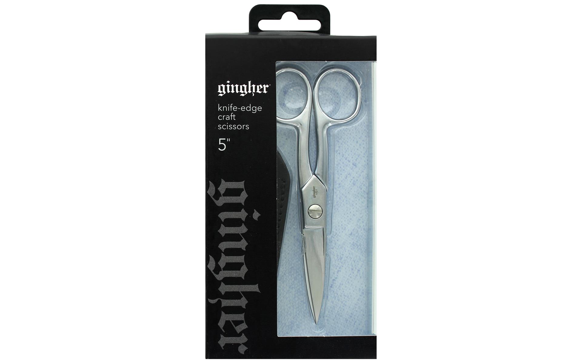 Gingher 5" Knife Edge Tailor's/Craft Scissor 743921511124 eBay