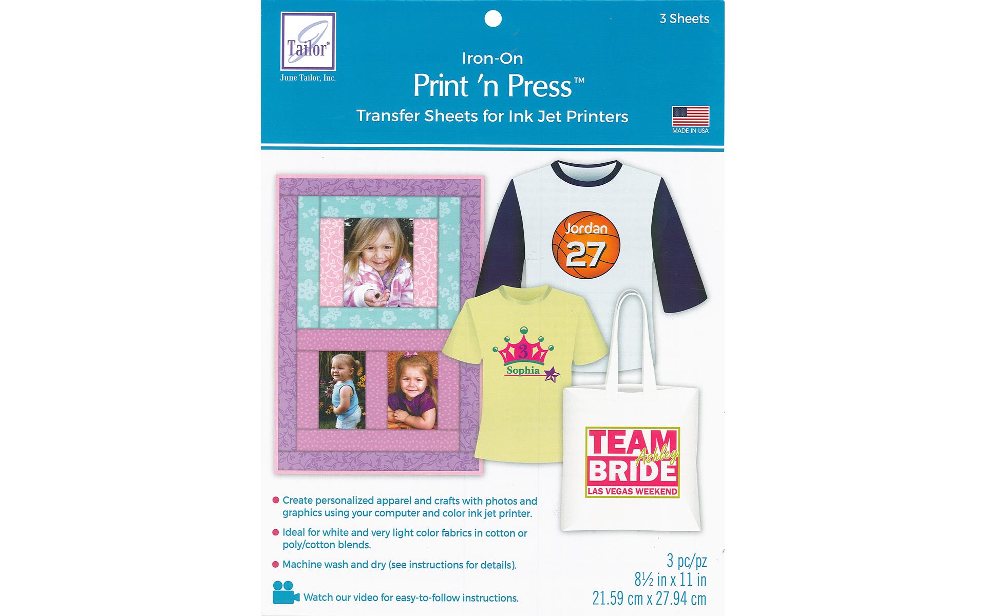 June Tailor Transfer Sheet Print'n Press 3pc eBay