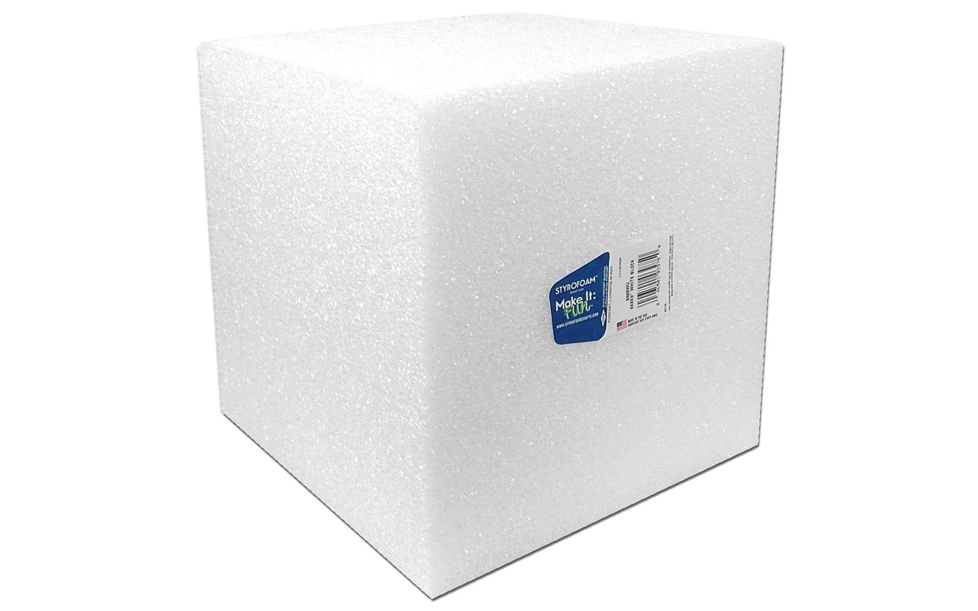 FloraCraft Styrofoam Cube Bulk 8x8x8" White eBay