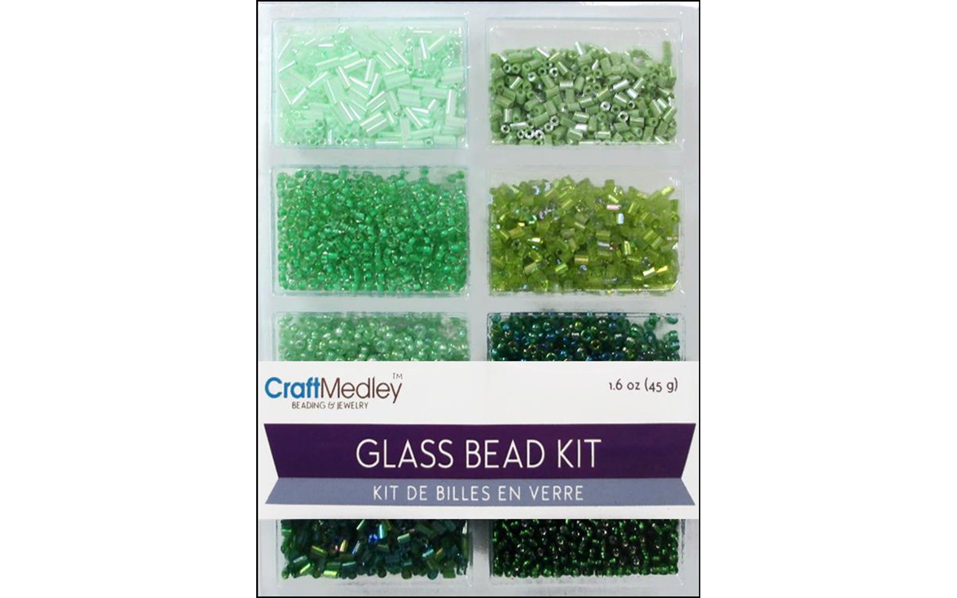 Multicraft Glass Bead Kit Mix Going Green eBay