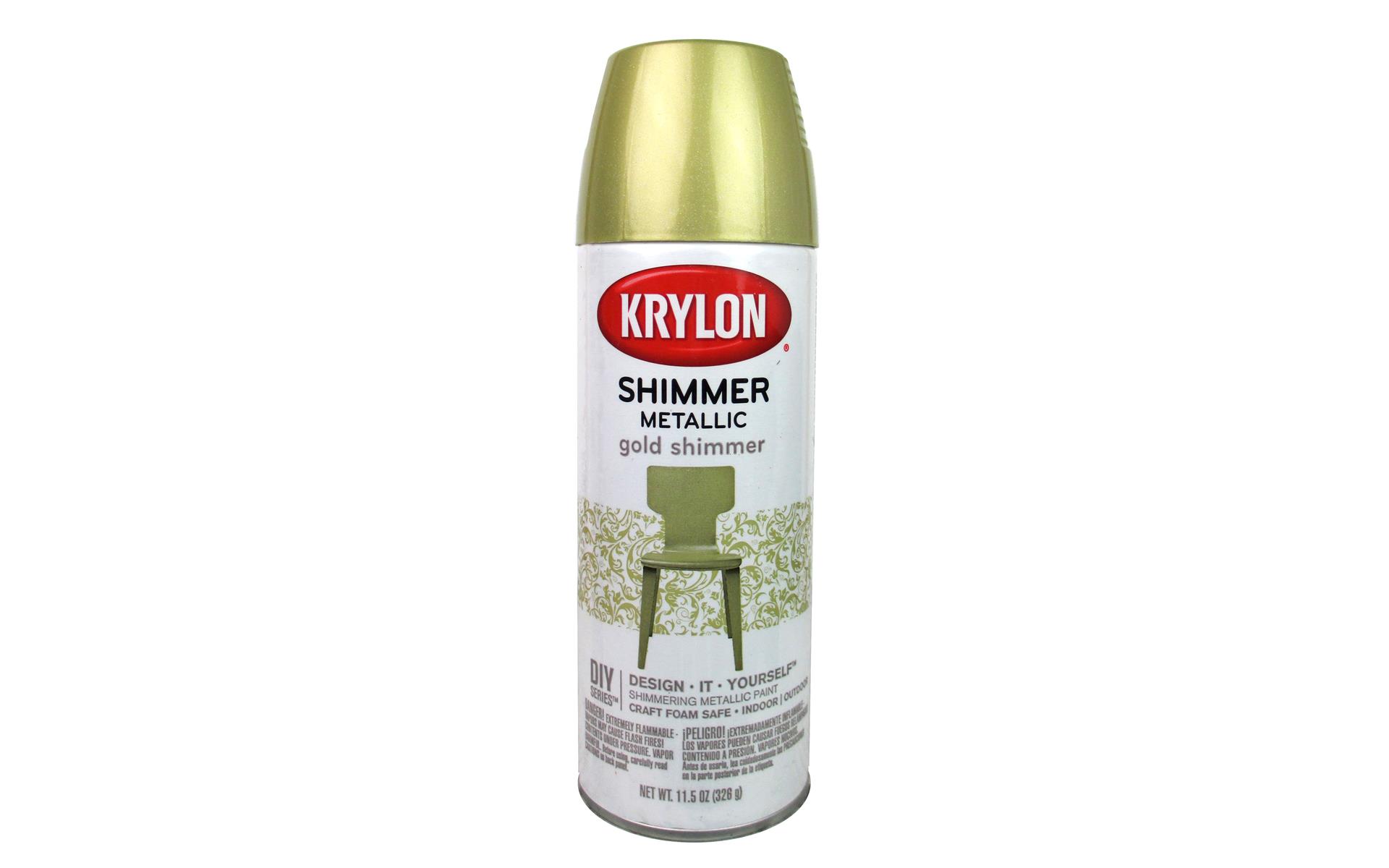 Krylon Shimmer Metallic Spray Paint 11.5oz Gold eBay