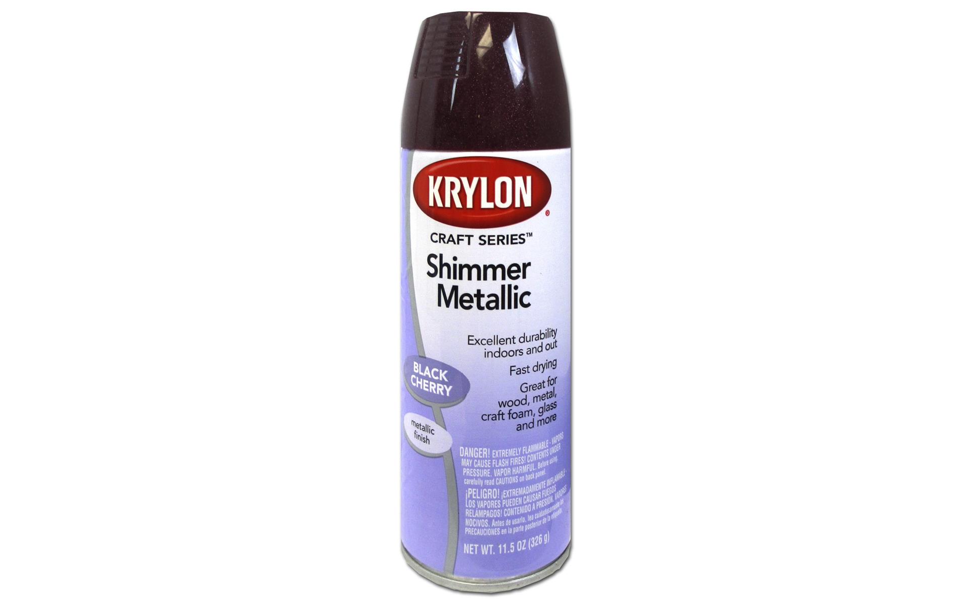 Krylon Shimmer Metallic Spray Paint 11.5ozBlkChrry 724504039297 eBay