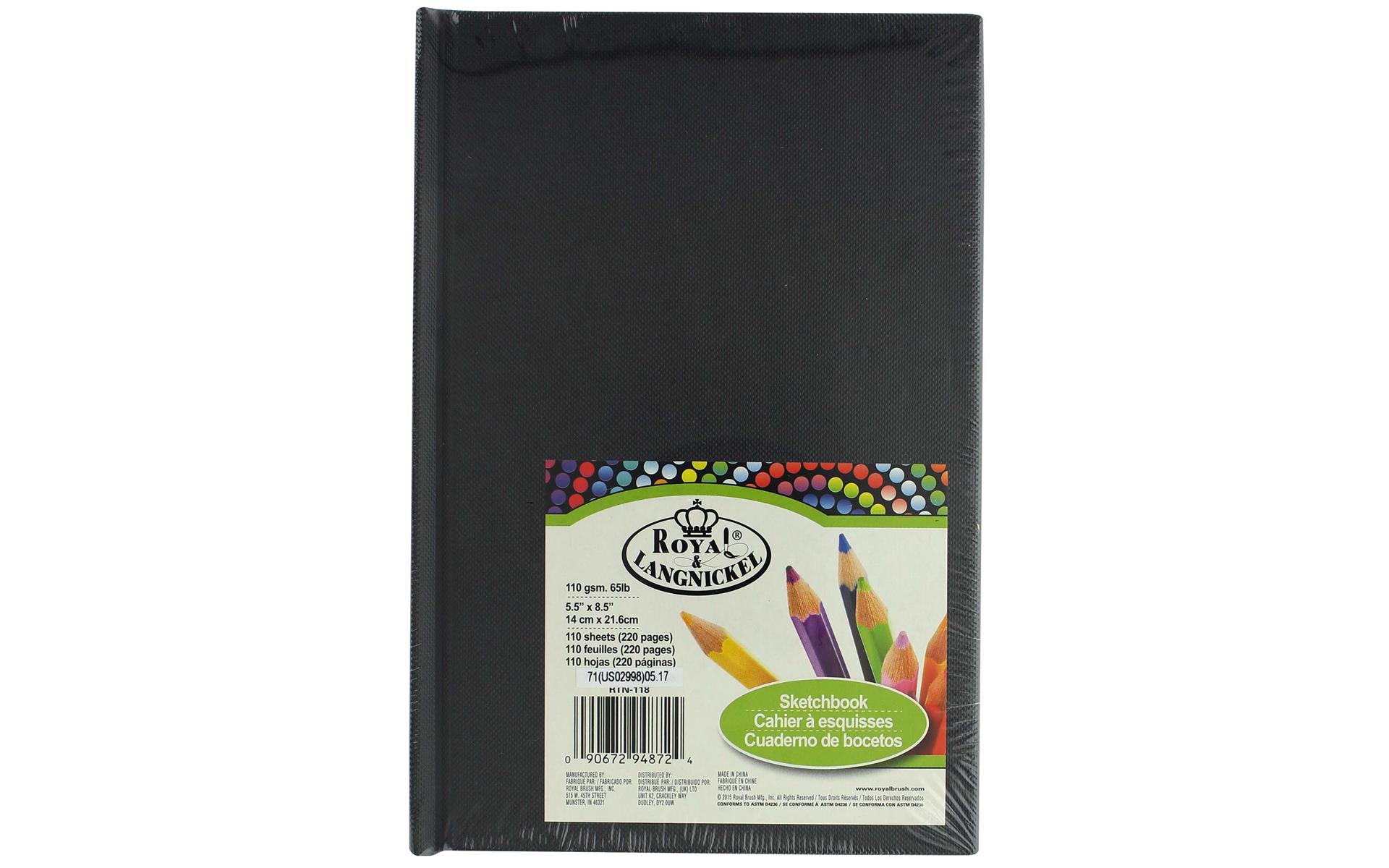 Royal Sketchbook 5.5x8.5" Black eBay