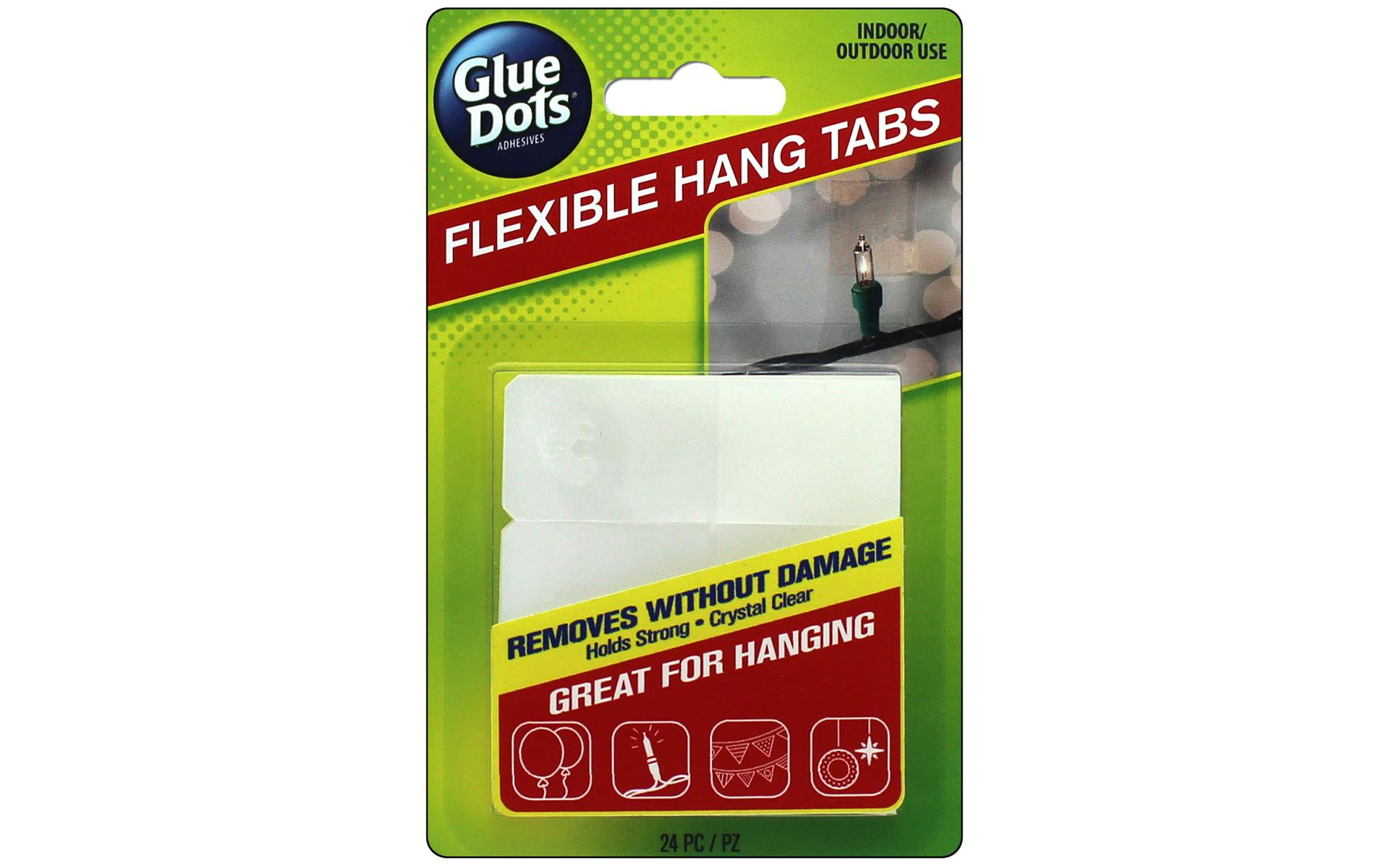 Glue Dots Hang Tabs Flexible 24pc eBay