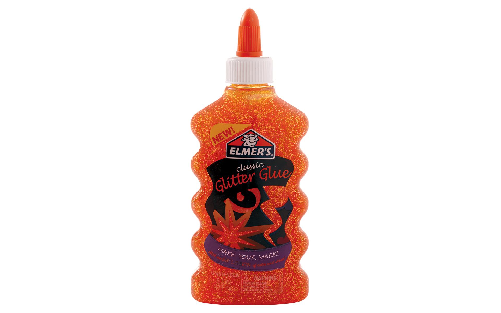 Elmer's Glitter Glue 6oz Orange 26000181938 eBay