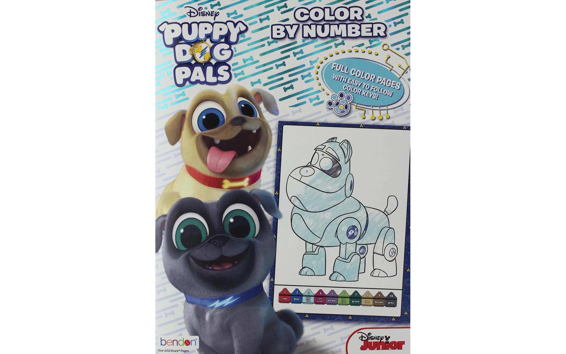 Bendon Color By Number Bk Disney Puppy Dog Pals for sale online