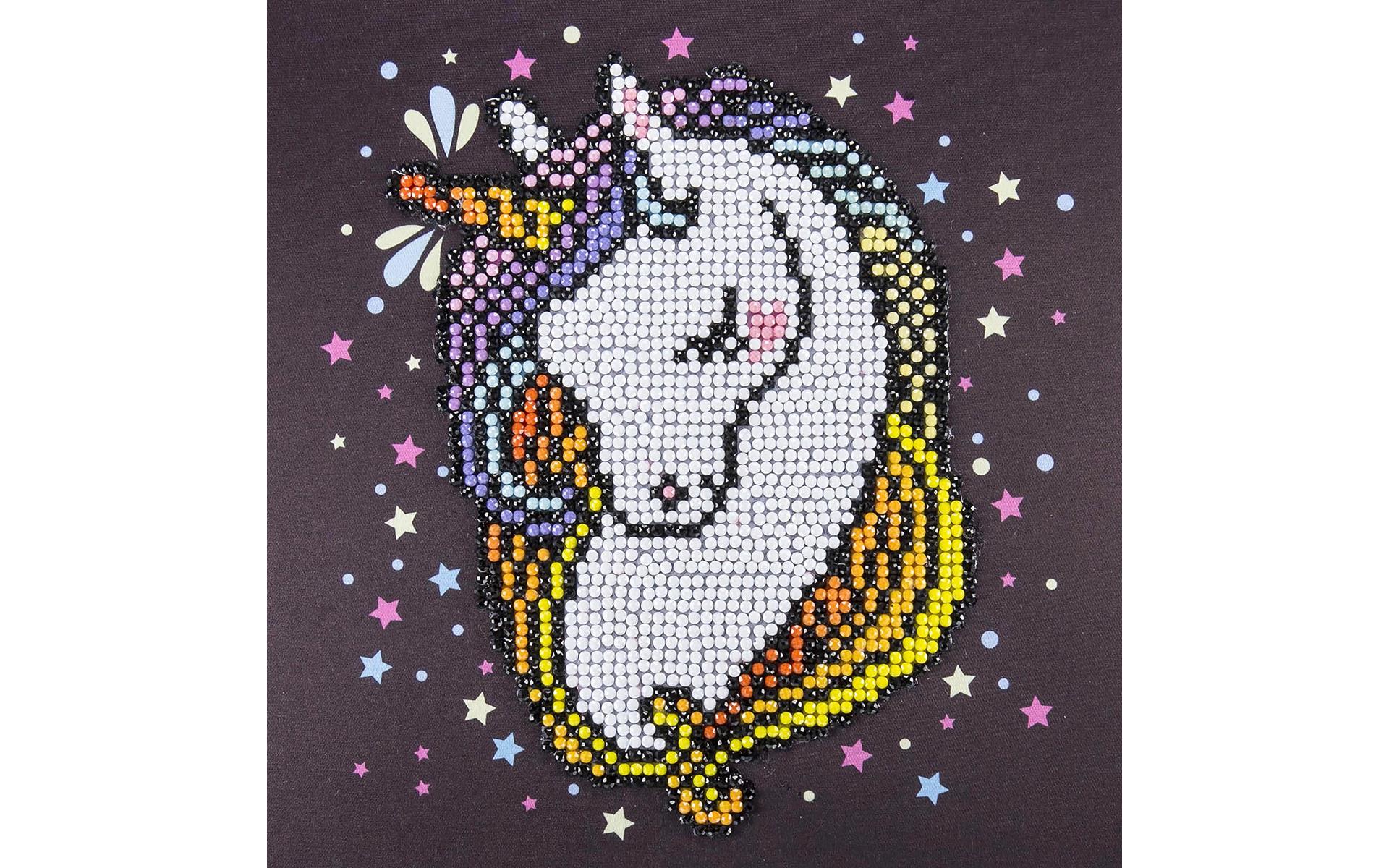 Diamond Art Kit 8x8" Beginner Heart Unicorn eBay