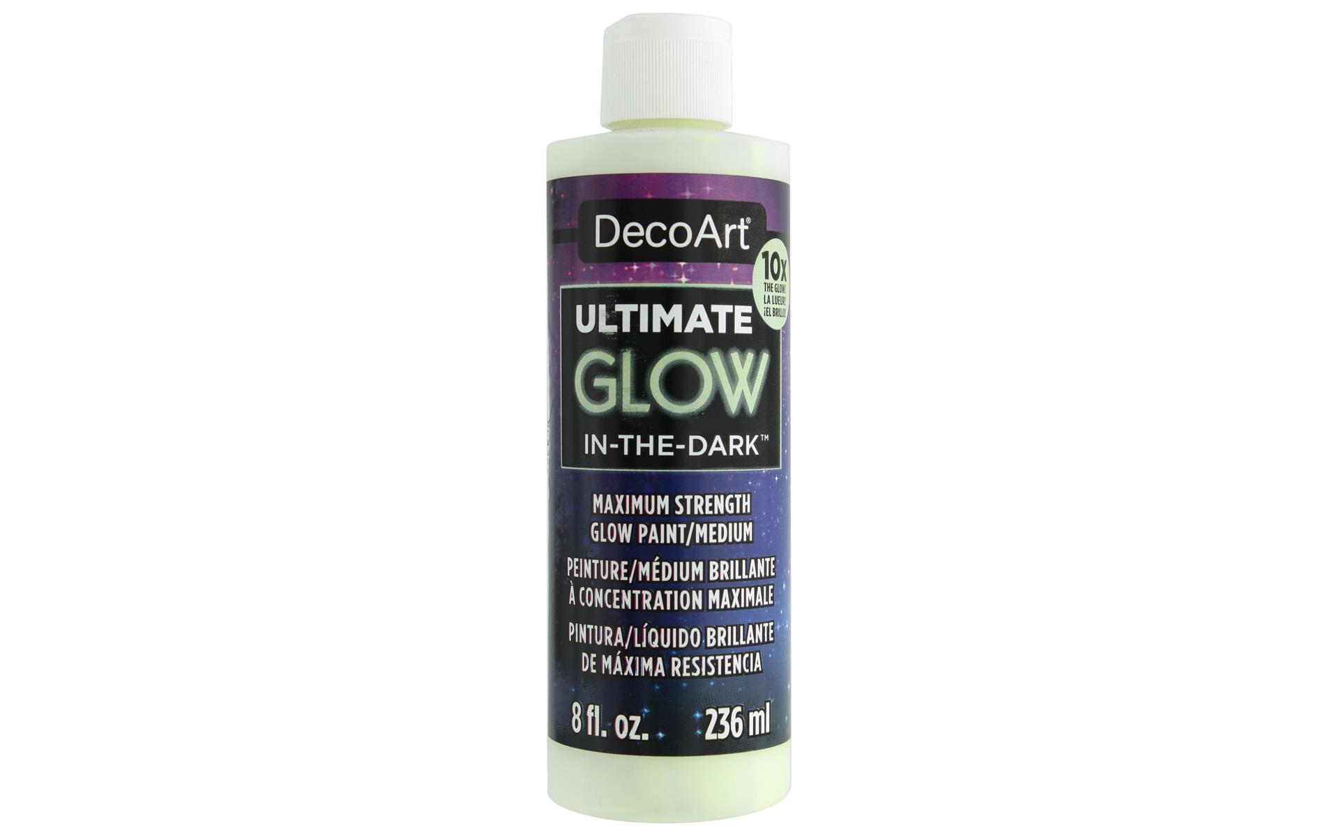 Decoart Ultimate Glow In The Dark Paint 8oz Ebay