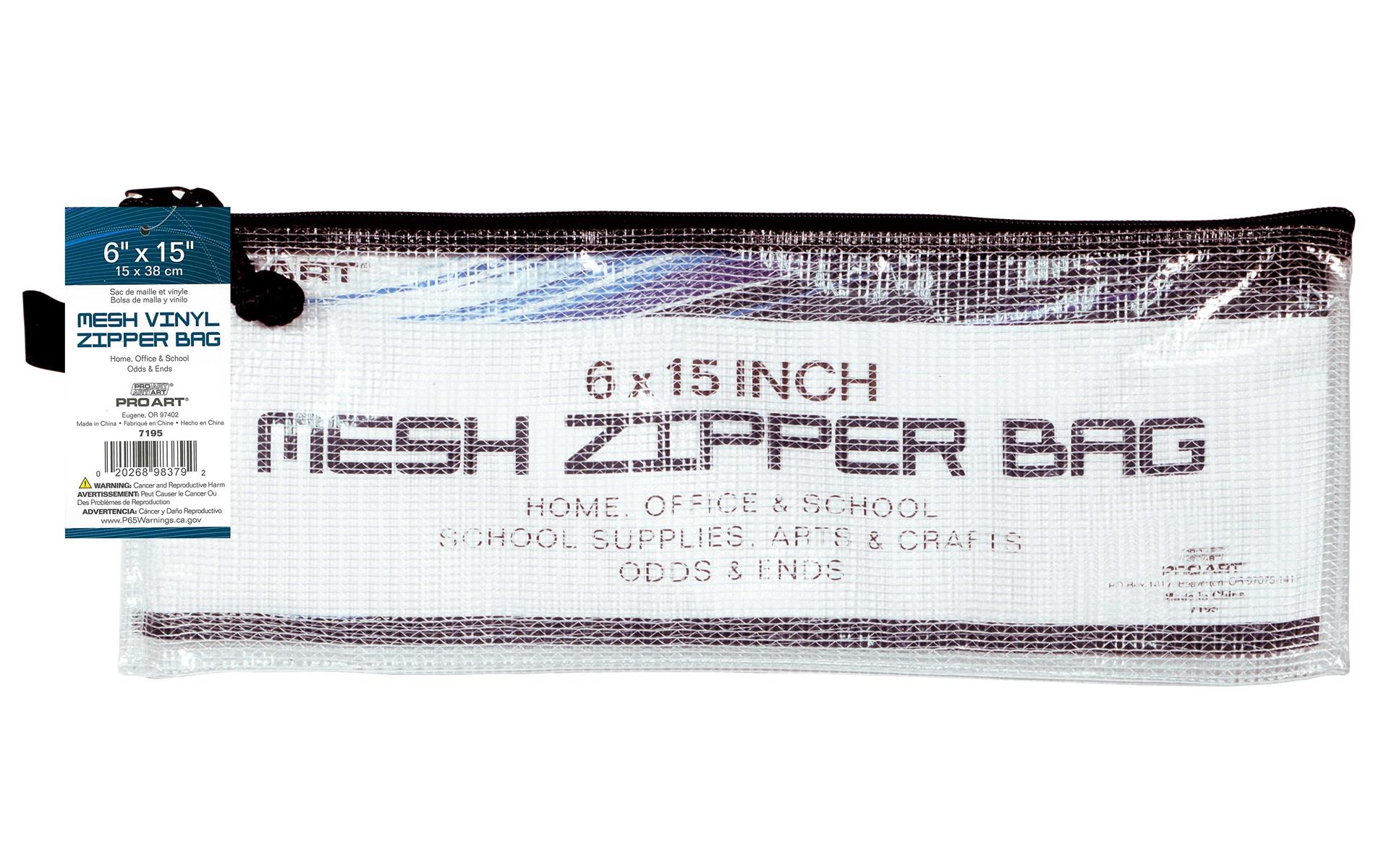 mesh zipper bags