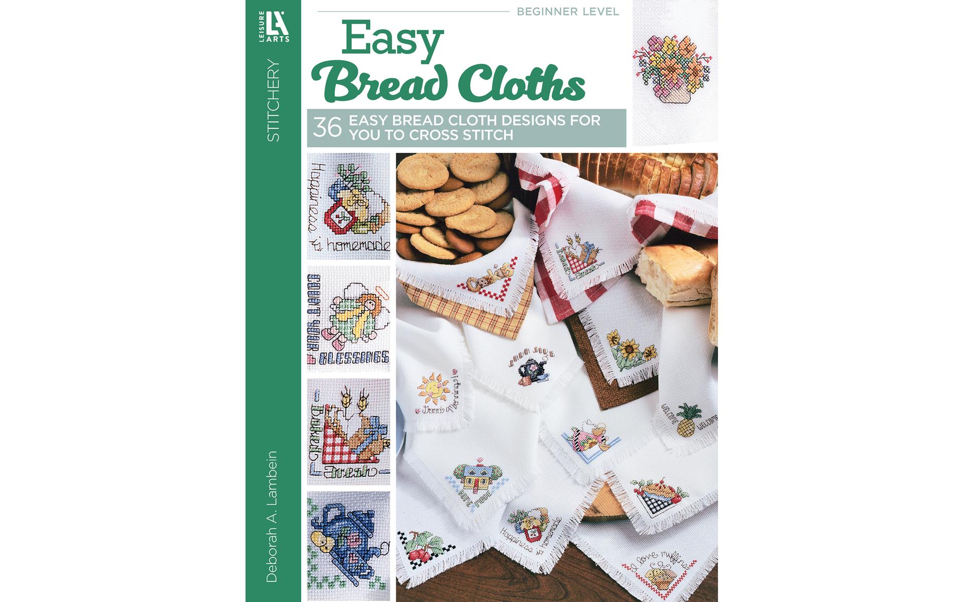 Leisure Arts 36 Easy Bread Cloths/Cross Stitch Bk 28906055245 eBay