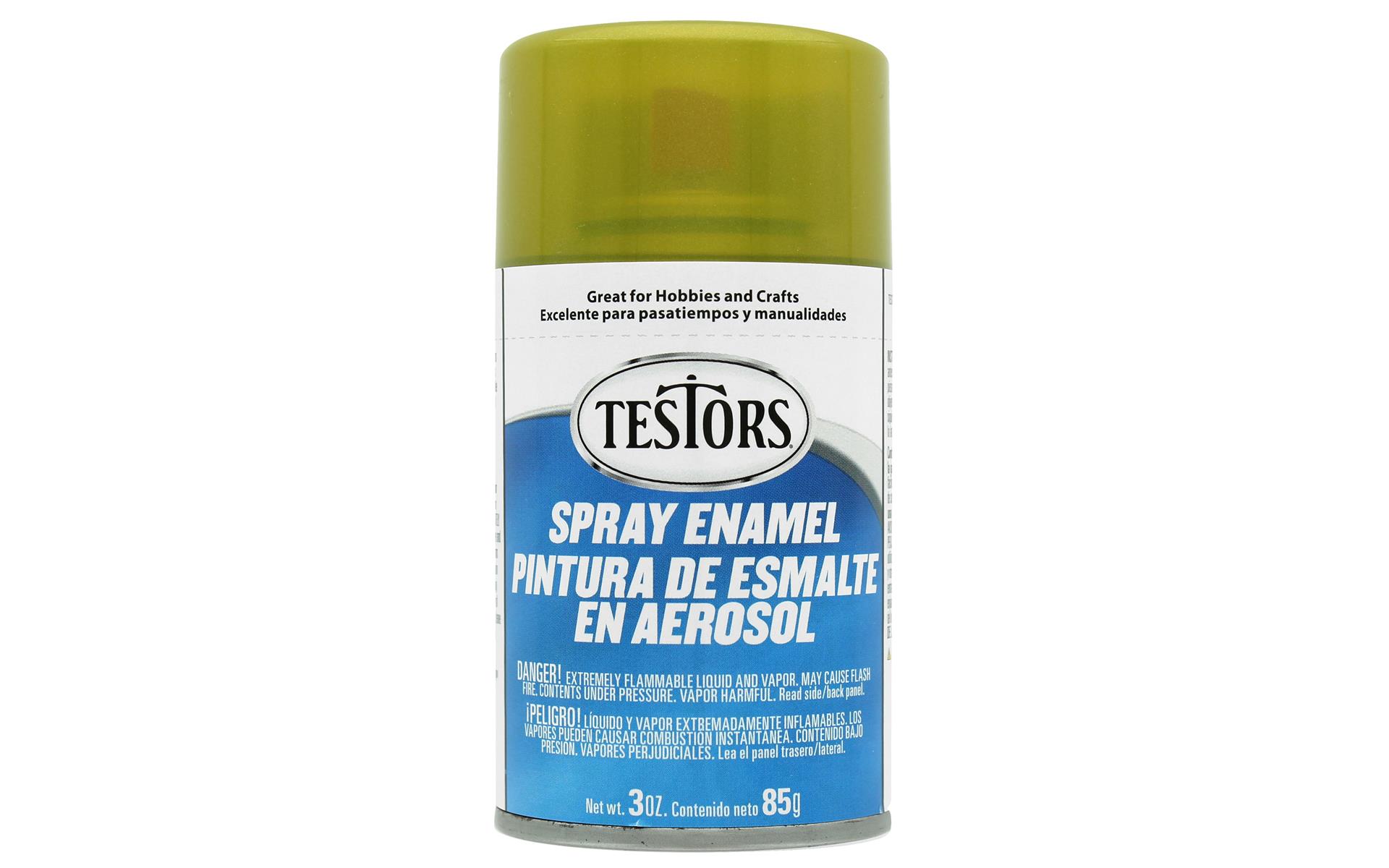 Testors Enamel Spray Paint 3oz Metal Flake Gold 75611164205 eBay