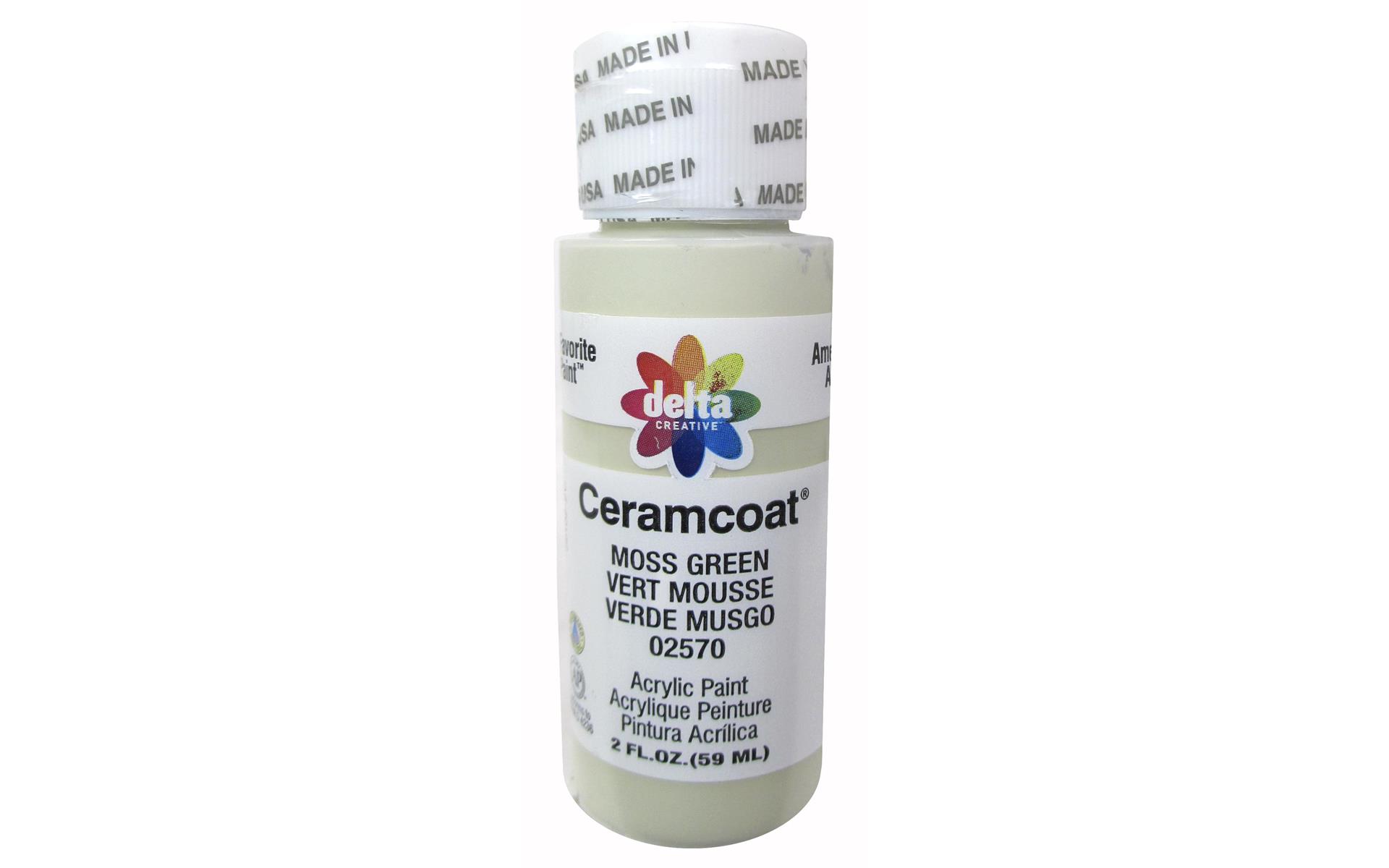 Delta Ceramcoat Acrylic 2oz Moss Green eBay