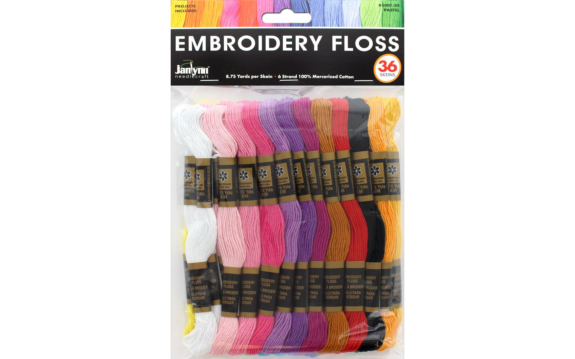 Janlynn jessecmault floss 36pc pack pastel 29064001303  ebay