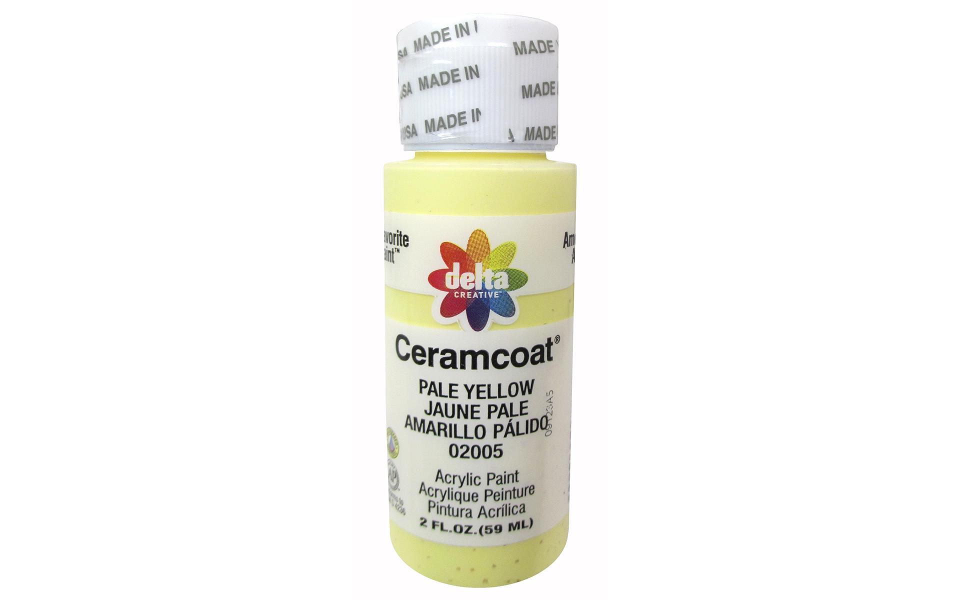 Delta Ceramcoat Acrylic 2oz Pale Yellow eBay